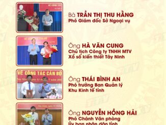 Uỷ ban nhân dân tỉnh Tây Ninh công bố quyết định về công tác cán bộ
