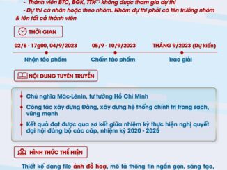 Đảng ủy Khối Cơ quan và Doanh nghiệp tỉnh Tây Ninh tổ chức cuộc thi thiết kế Infographic tuyên truyền, lan tỏa thông tin tích cực góp phần bảo vệ nền tảng tư tưởng của Đảng trong Đảng bộ Khối Cơ quan và Doanh nghiệp tỉnh năm 2023