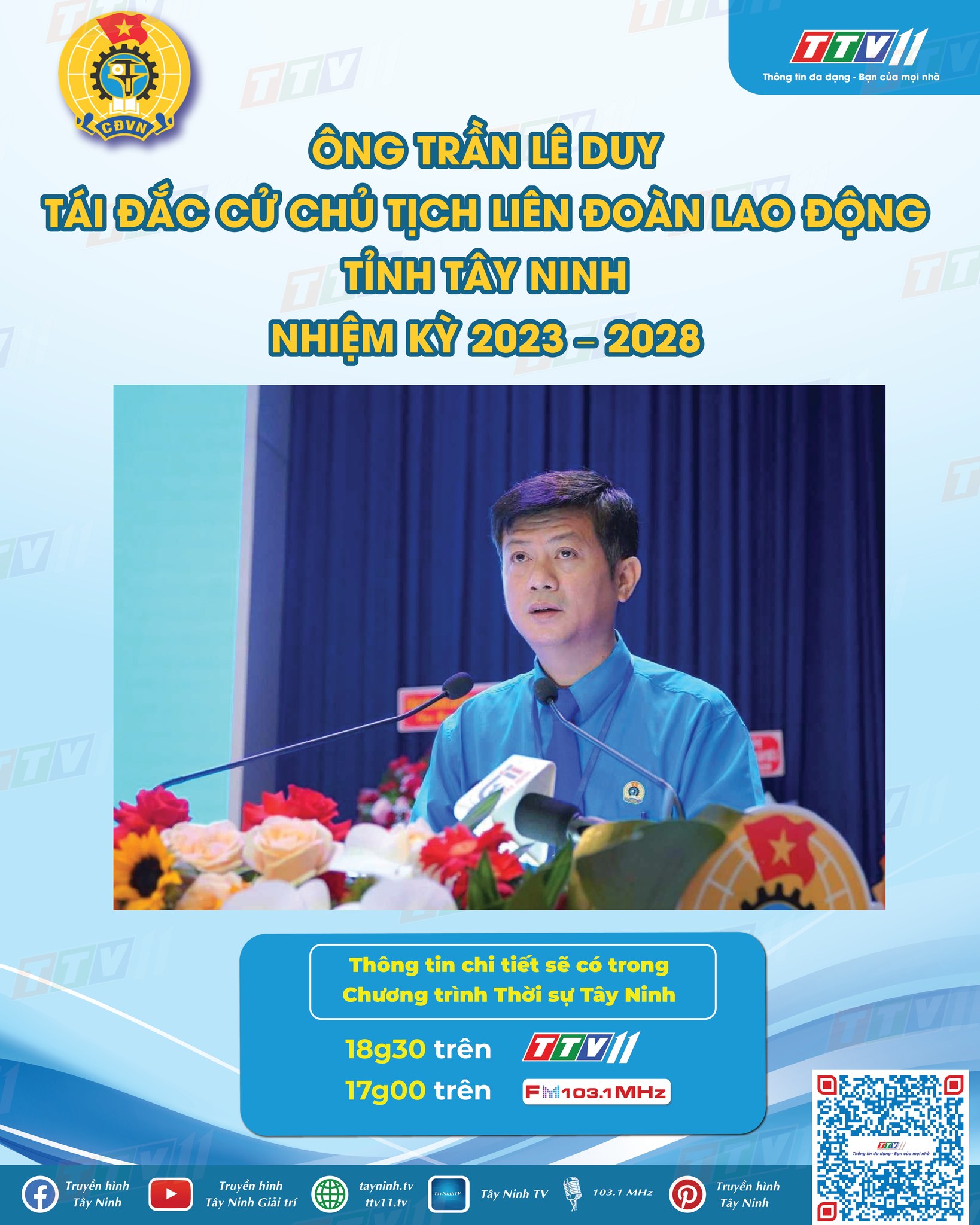 Chúc mừng Ông Trần Lê Duy – Ủy viên Ban Chấp hành Tổng Liên đoàn Lao động Việt Nam